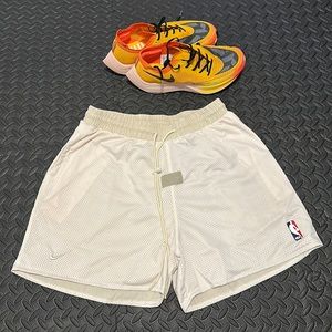 Fear Of God x Nike x NBA basketball shorts(beige)